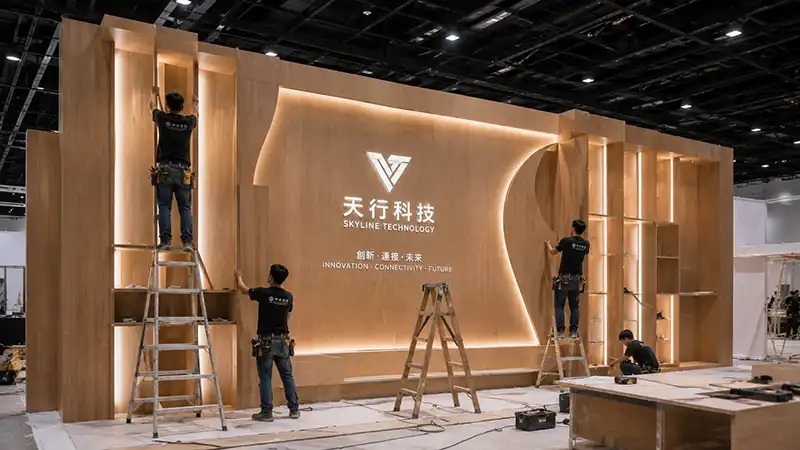 澳門會展舞台 Truss 桁架背景板搭建專業安裝實錄